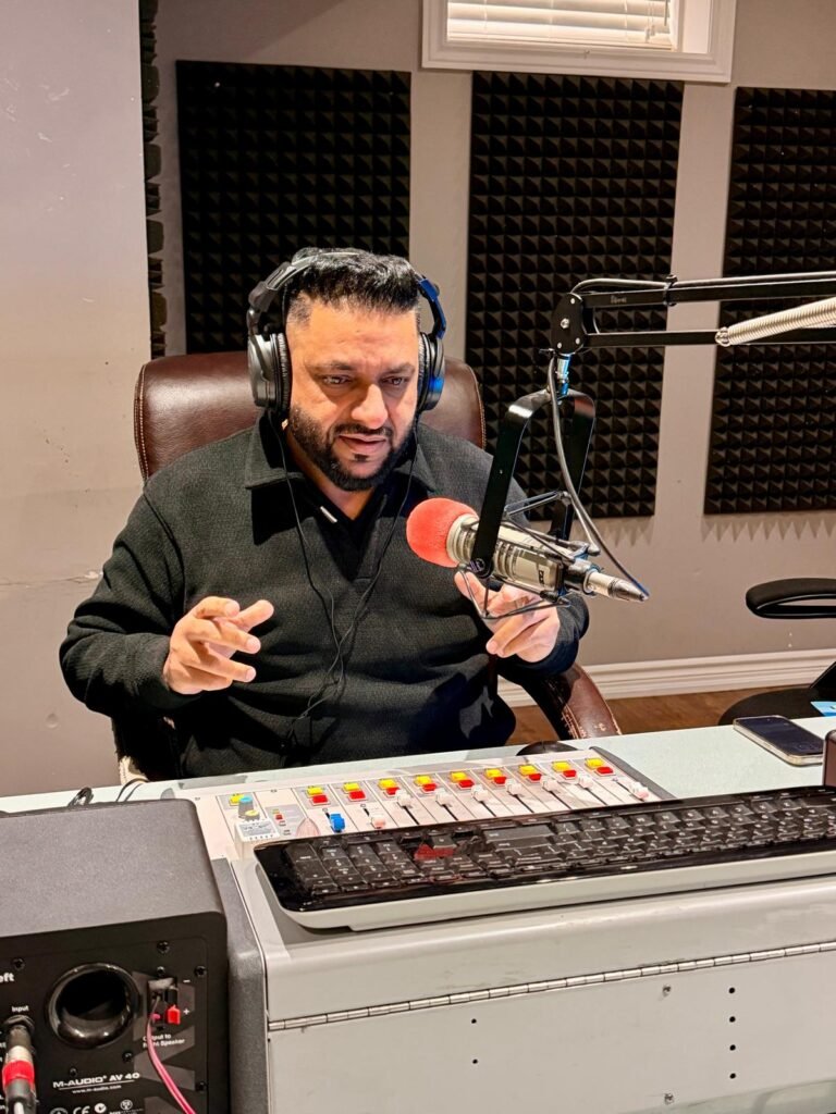 Jagraj Sidhu, host of Mehak Radio